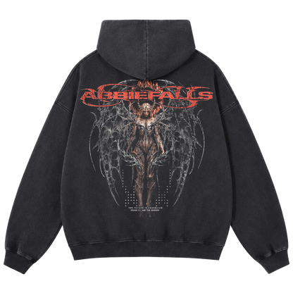 HEAVY Black VINTAGE Violence hoodie