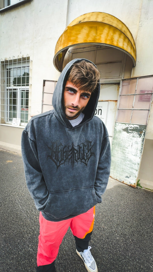 Stonewash Logo Hoodie
