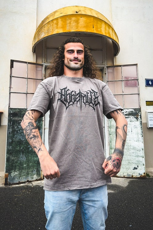 Oversize Acid Wash Logo T-shirt